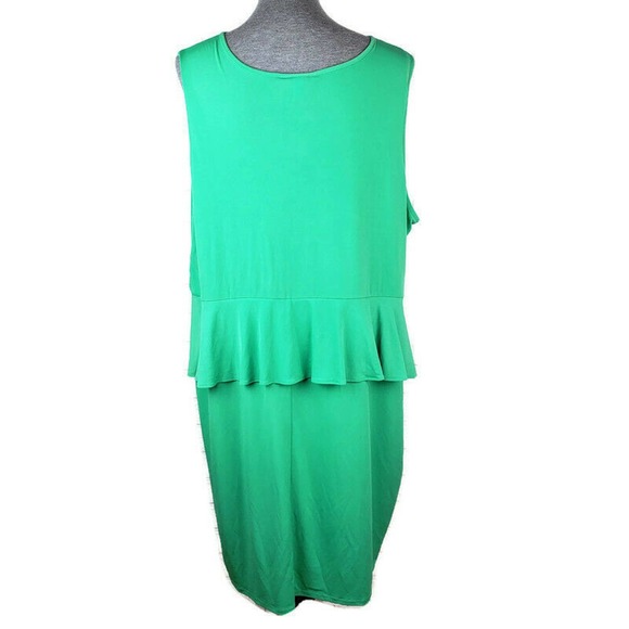 Lane Bryant Dress Green Plus Size 24 - Picture 3 of 9